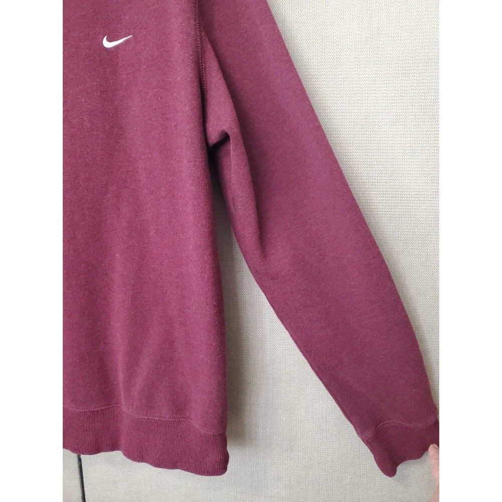 Nike Men's Pullover Purple Red Long Sleeve Sweatshirt XL 341570-601 Swoosh